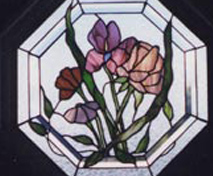 Flower Frame of Stained Glass